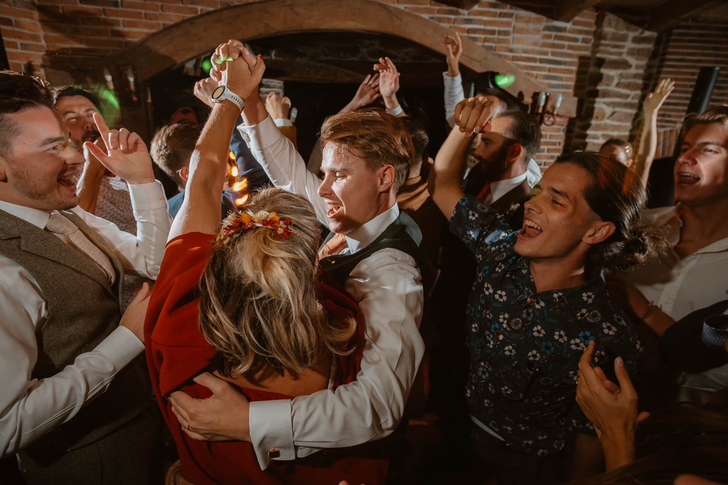 Soirée dansante et bal lors d’un mariage dans le Maine et Loire