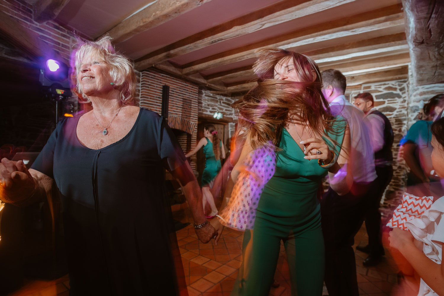 Soirée dansante et bal lors d’un mariage dans le Maine et Loire