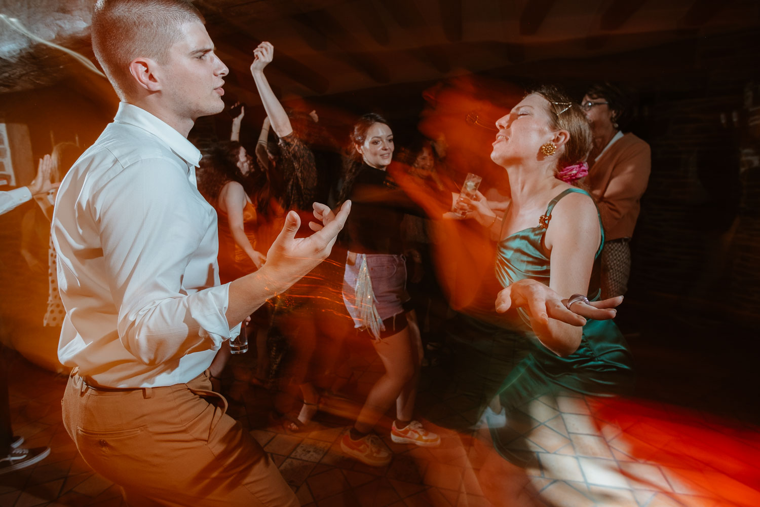 Soirée dansante et bal lors d’un mariage dans le Maine et Loire