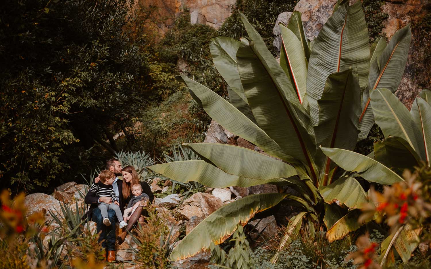 Reportage photo lors d’une séance famille au jardin extraordinaire de Nantes