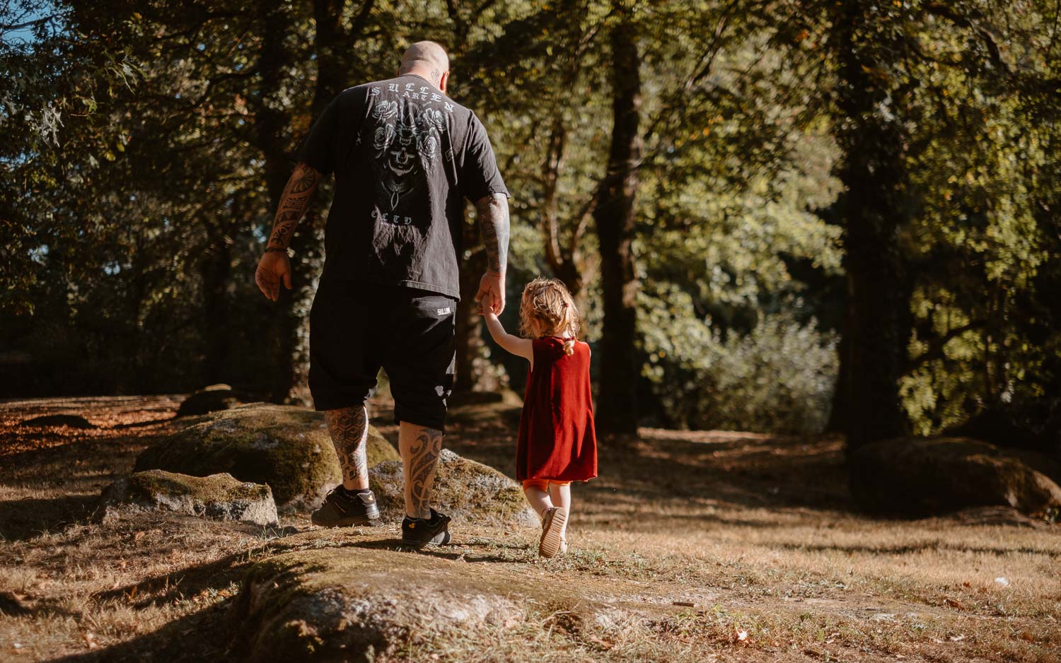 Reportage photo en famille en forêt à Clisson par Geoffrey Arnoldy