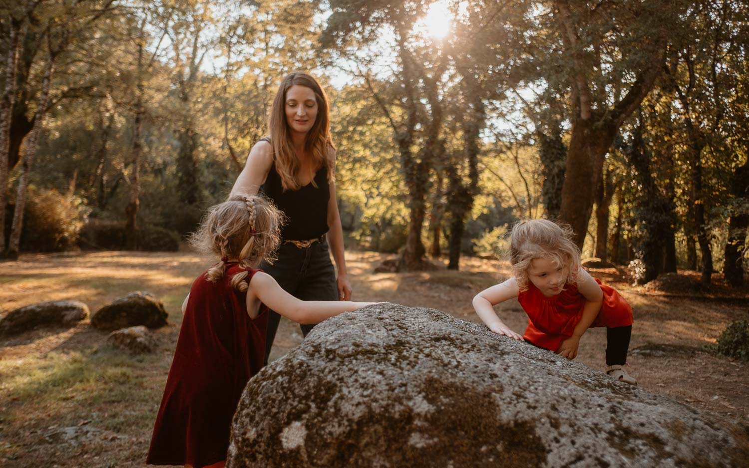 Reportage photo en famille en forêt à Clisson par Geoffrey Arnoldy