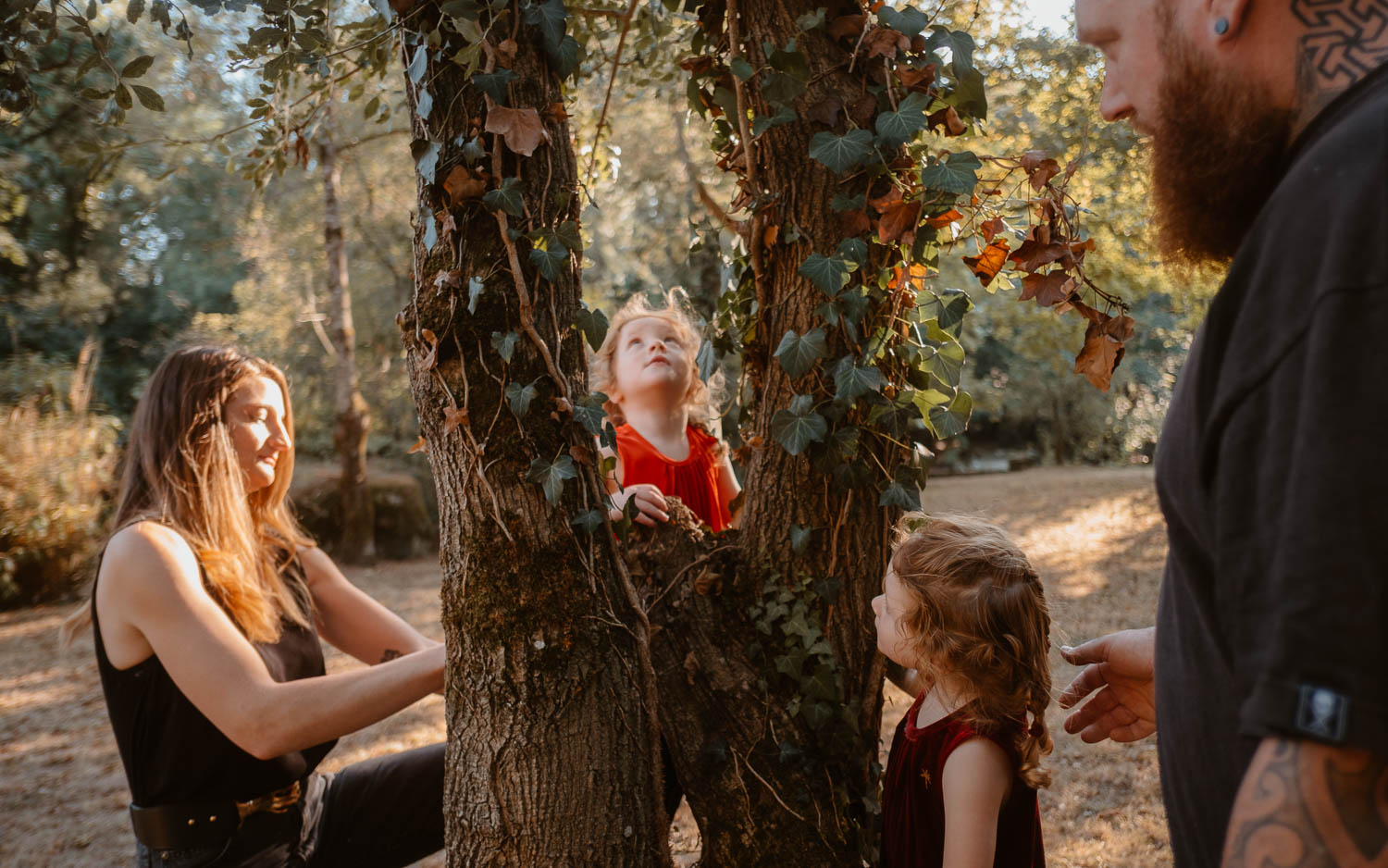 Reportage photo en famille en forêt à Clisson par Geoffrey Arnoldy