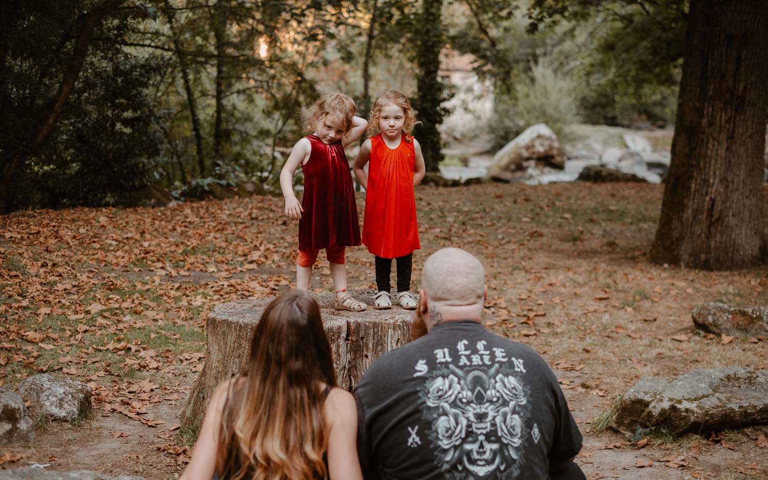 Reportage photo en famille en forêt à Clisson par Geoffrey Arnoldy