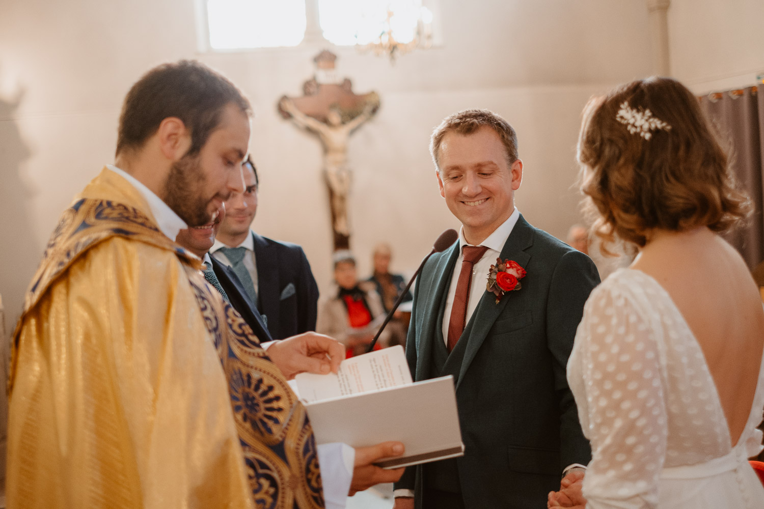 Reportage photo lifestyle de la cérémonie religieuse d’un mariage