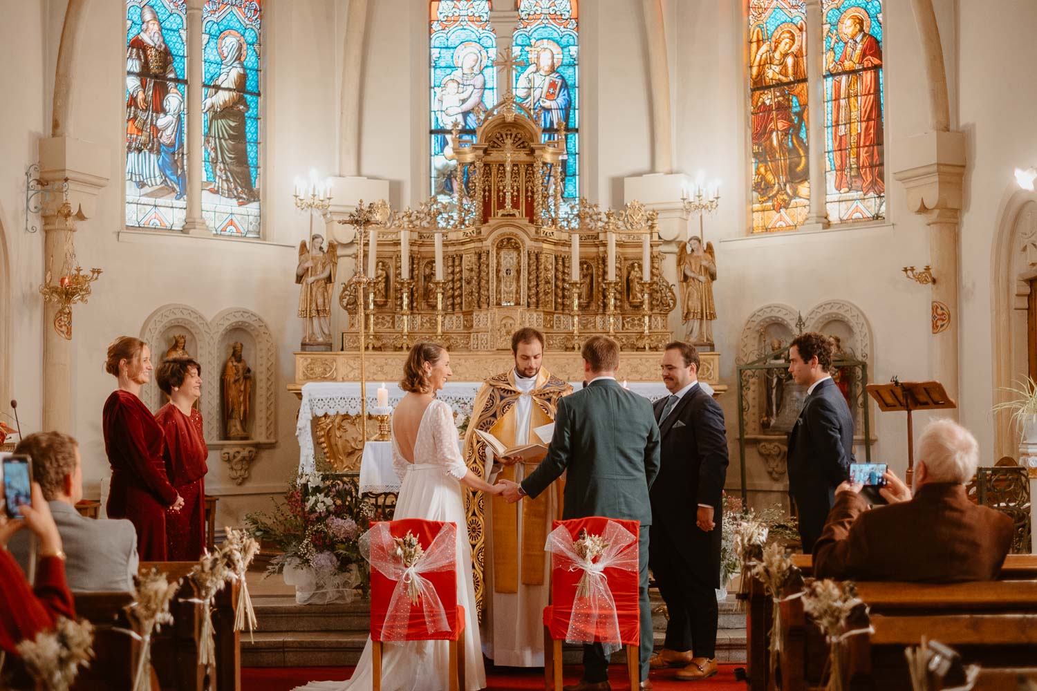 Reportage photo lifestyle de la cérémonie religieuse d’un mariage