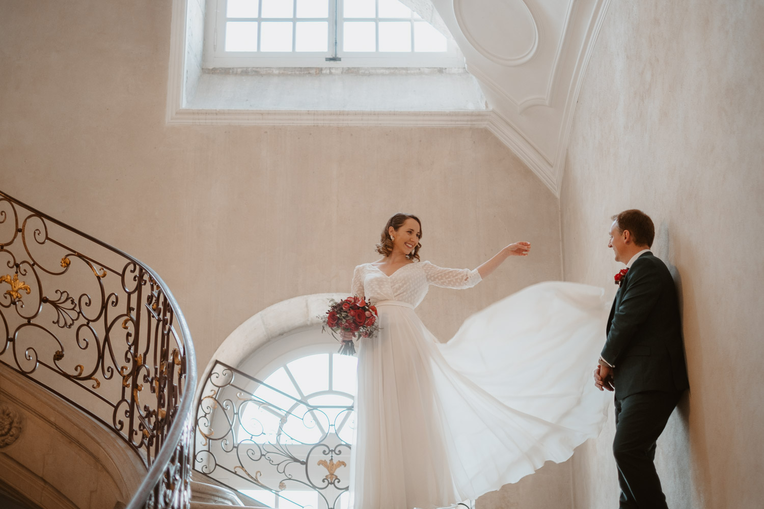 Reportage photo lifestyle d’un mariage d’automne sur le thème comédie musicale