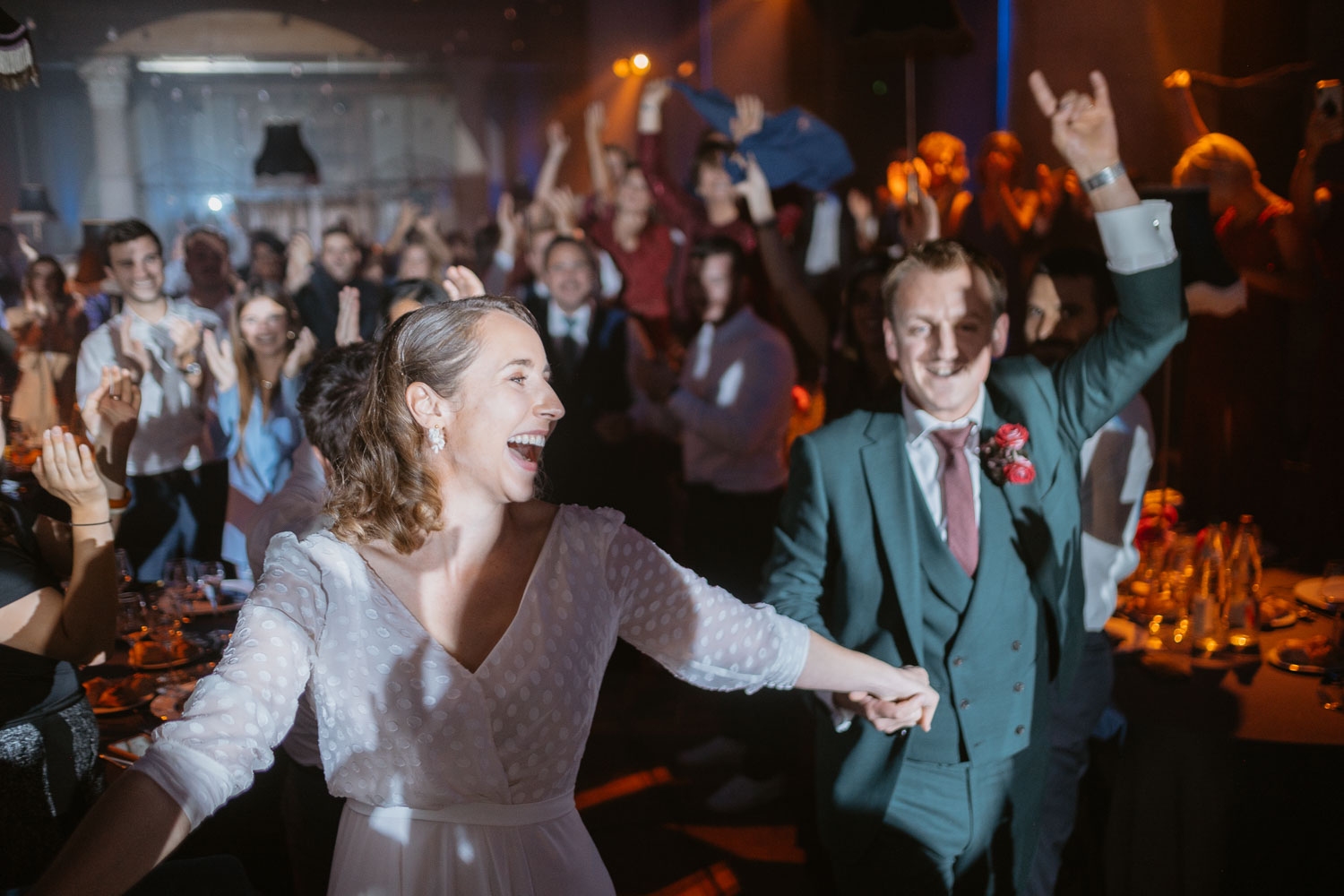 Reportage photo lifestyle d’un mariage d’automne sur le thème de la comédie musicale La La Land