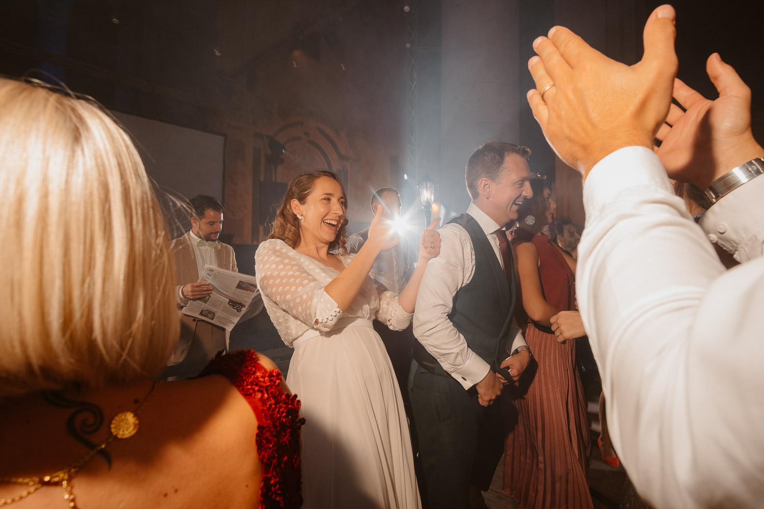 Soirée dansante et bal lors d’un mariage à l’Abbaye des Prémontrés