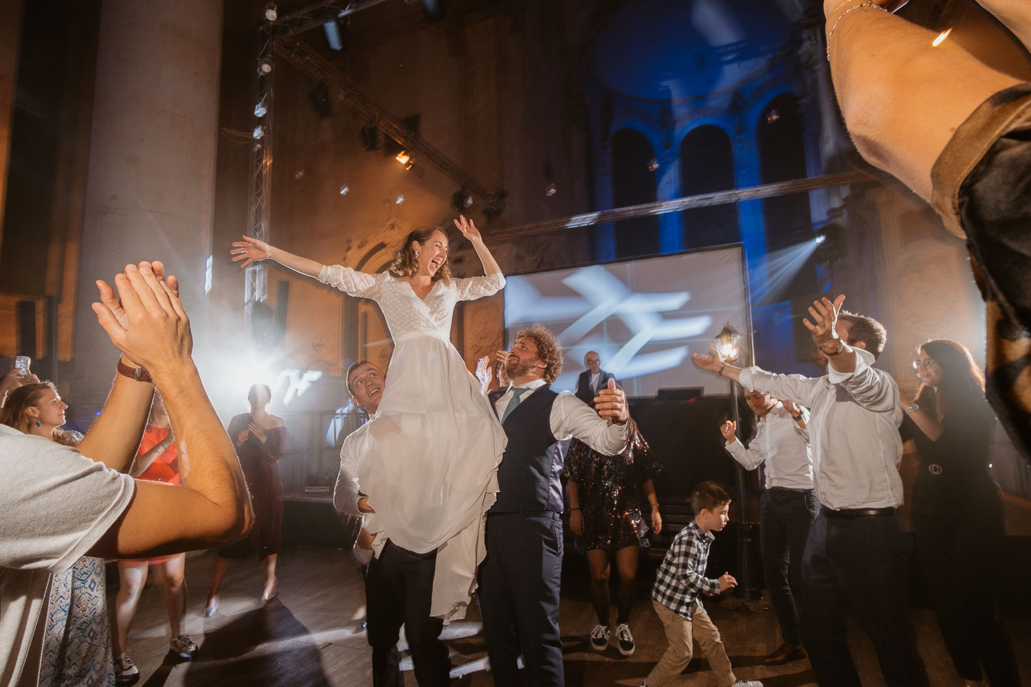 Soirée dansante et bal lors d’un mariage à l’Abbaye des Prémontrés