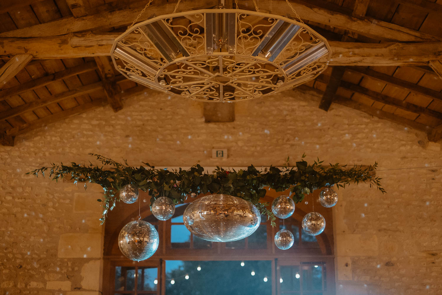 Décoration de salle par le studio Aloki au Château de Théon en Charente Maritime