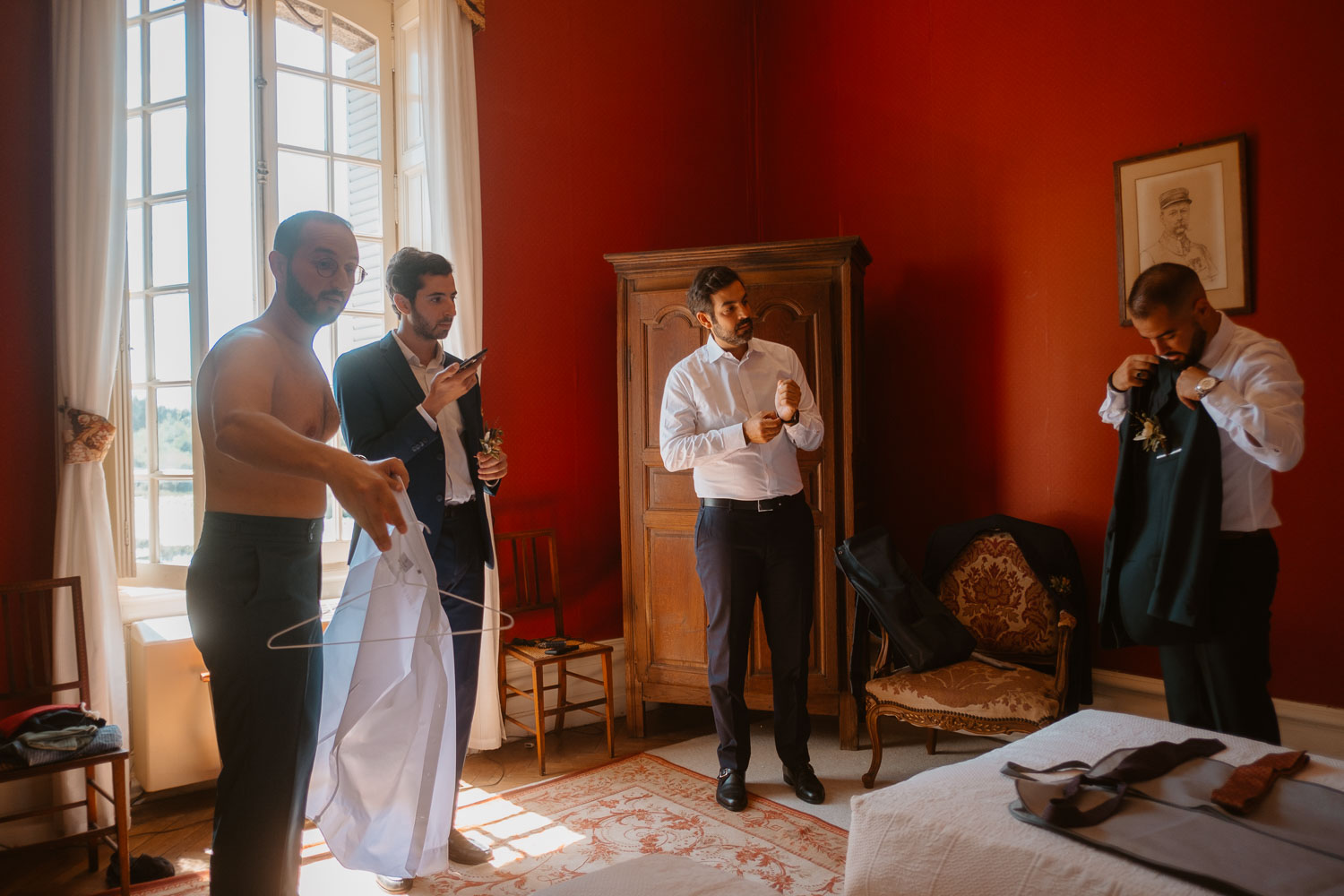 Mariage d’été au chateau du pordor à Avessac