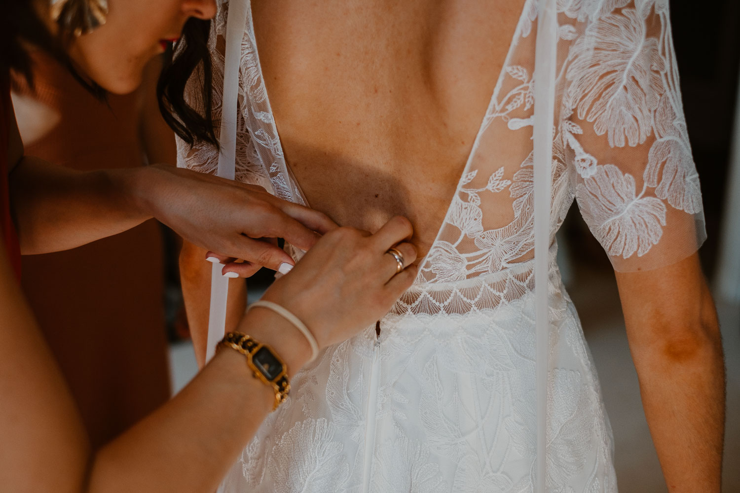 Mariage d’été au chateau du pordor à Avessac