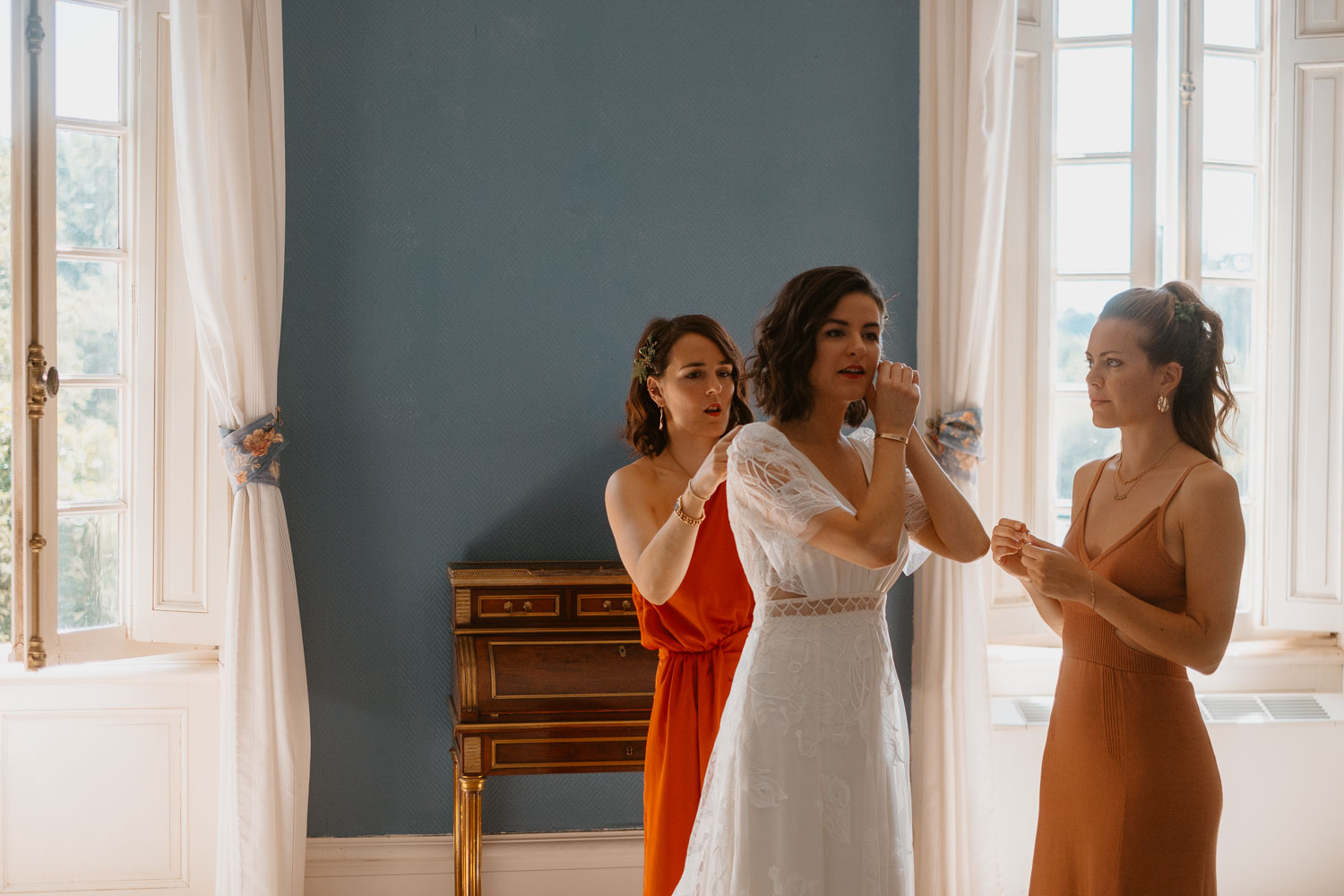 Mariage d’été au chateau du pordor à Avessac