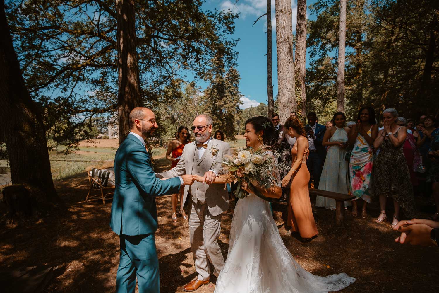 Mariage d'été au Chateau Pordor à Avessac