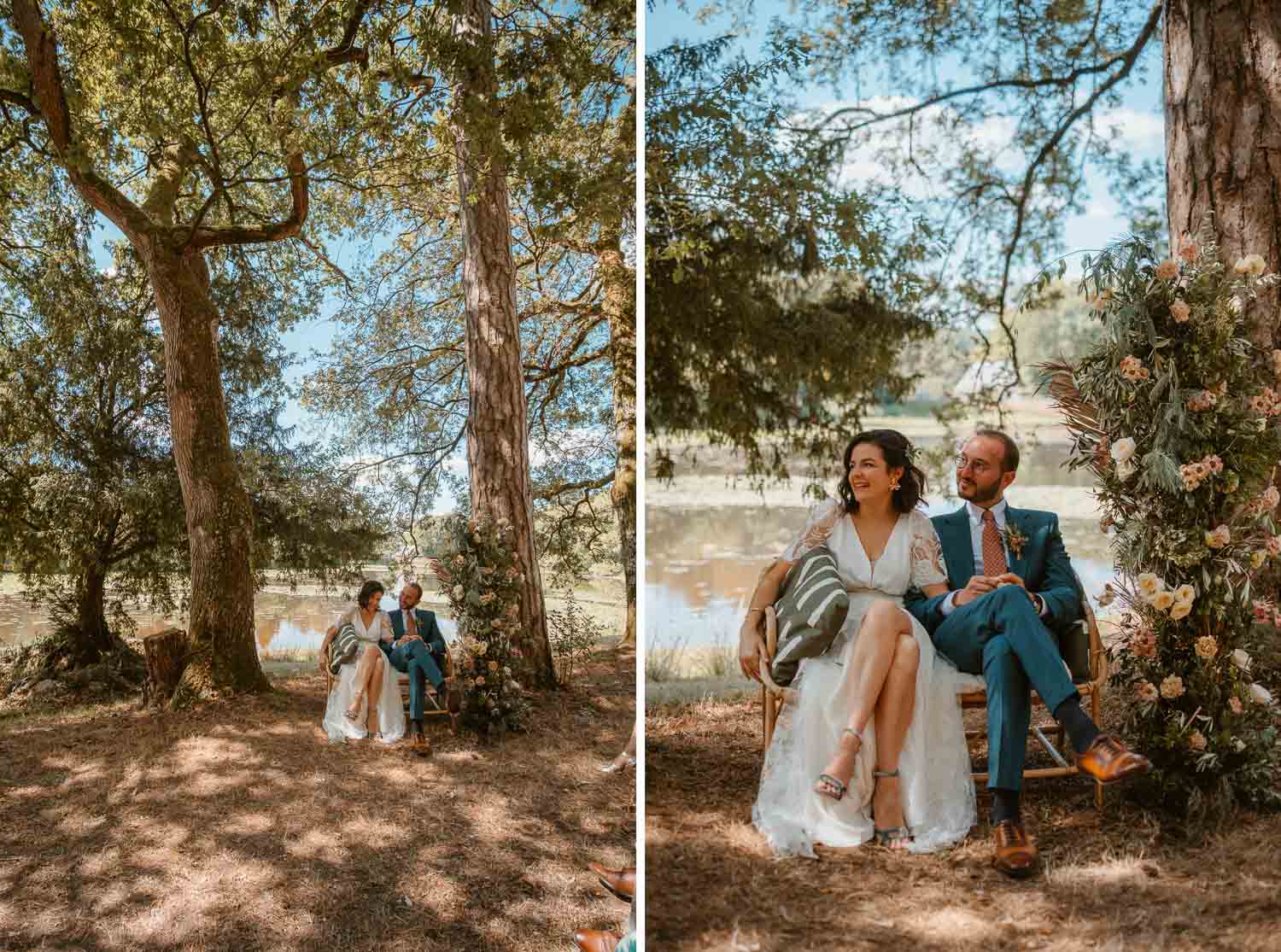 Mariage en extérieur franco-marocain Chateau Pordor Avessac
