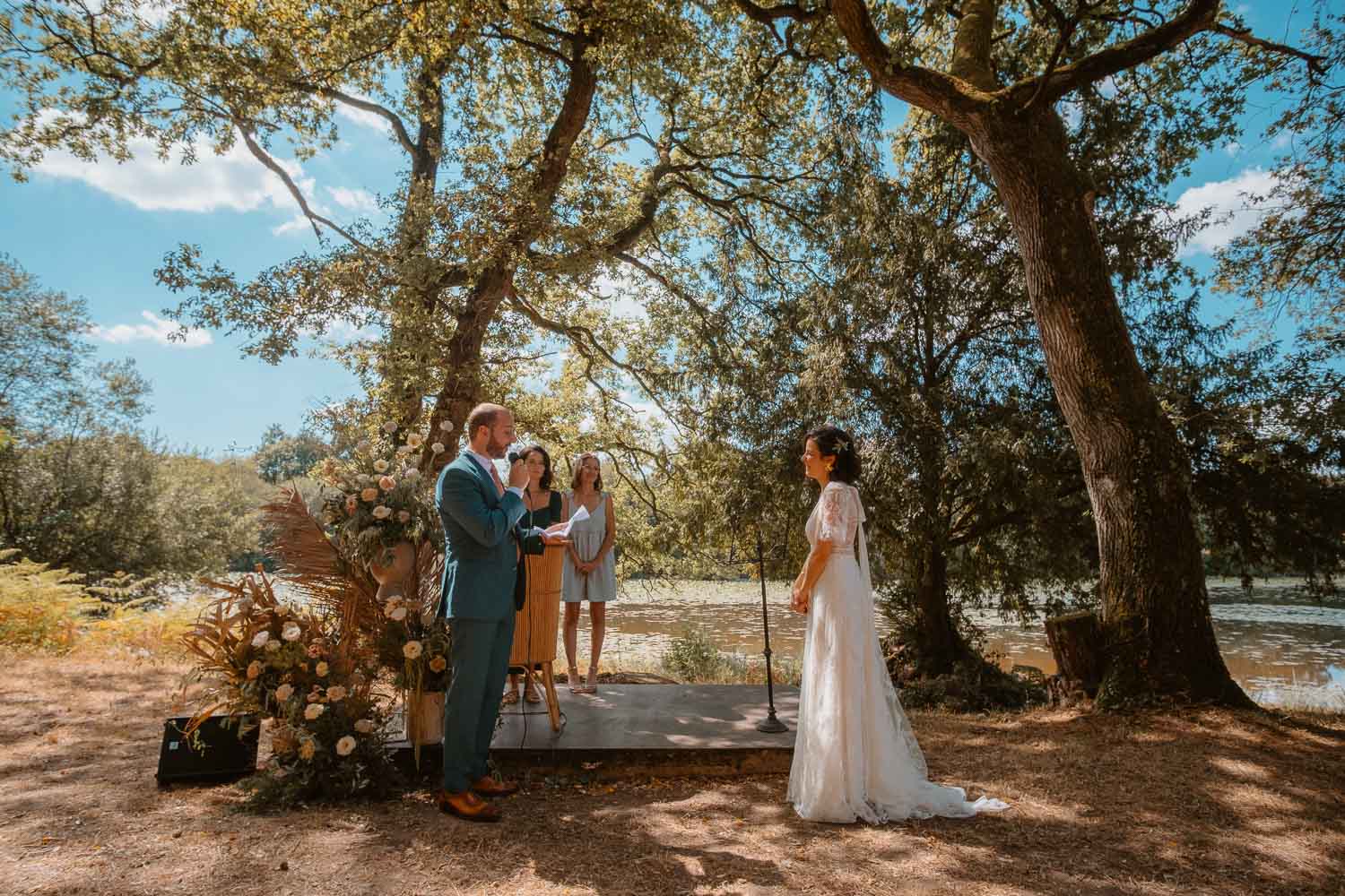 Mariage en extérieur franco-marocain Chateau Pordor Avessac