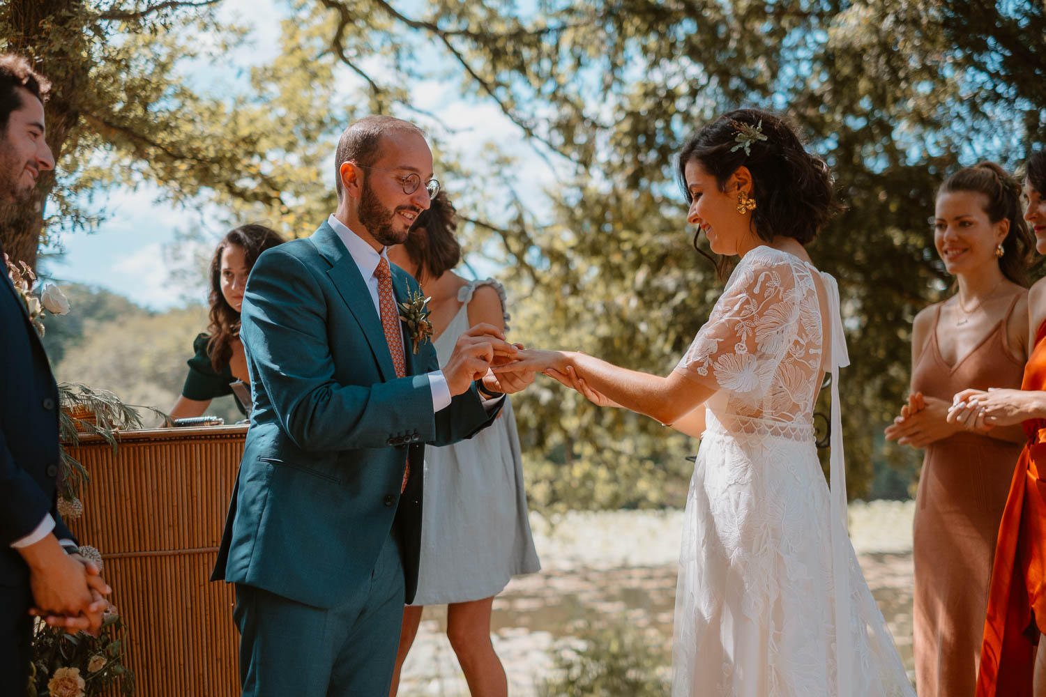 Mariage en extérieur franco-marocain Chateau Pordor Avessac