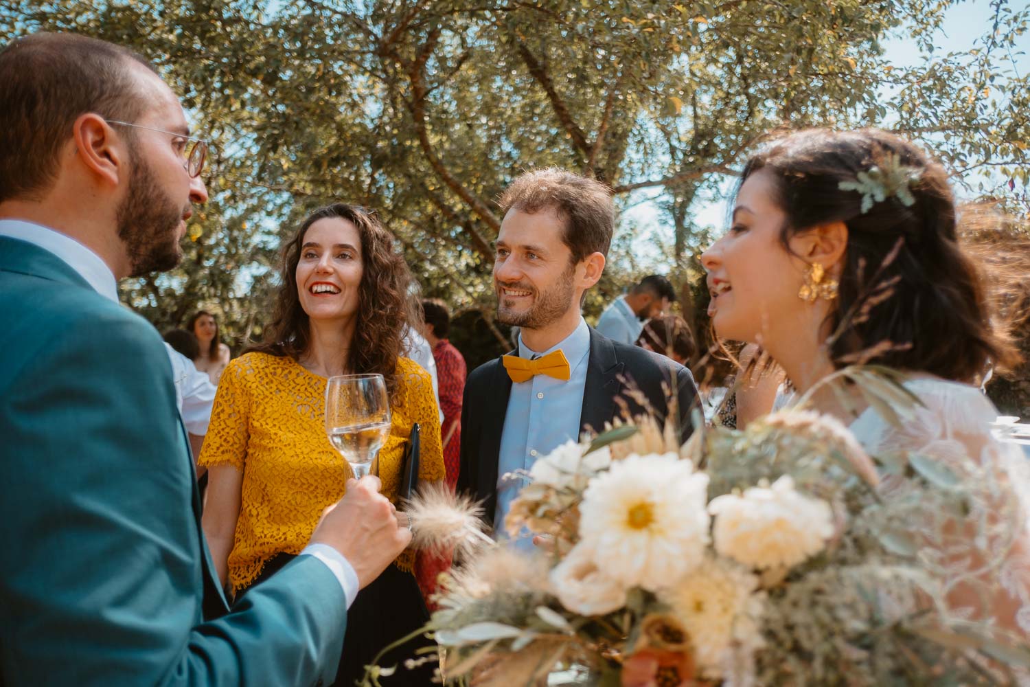 Mariage d’été au chateau du pordor à Avessac