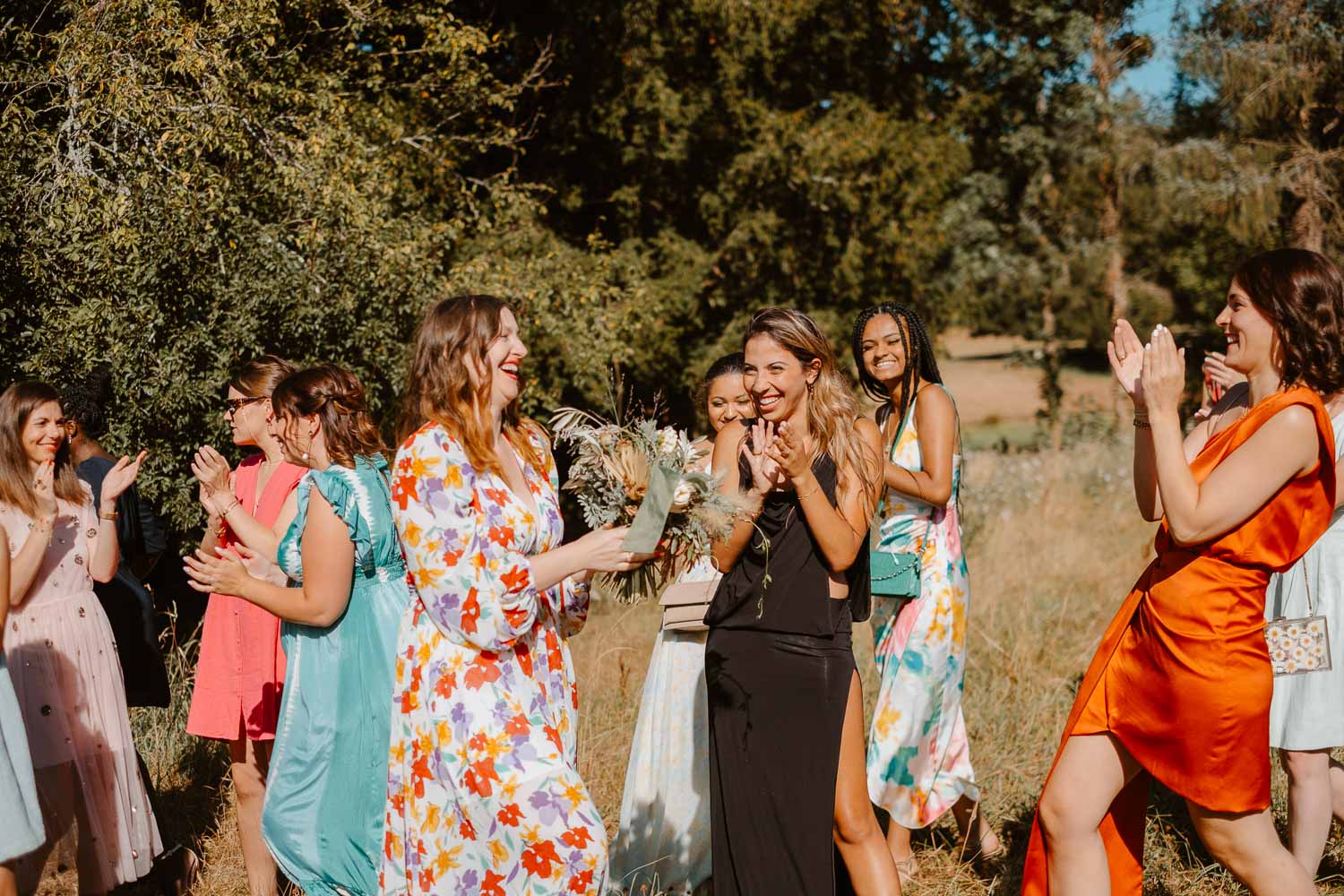 Mariage d’été au chateau du pordor à Avessac