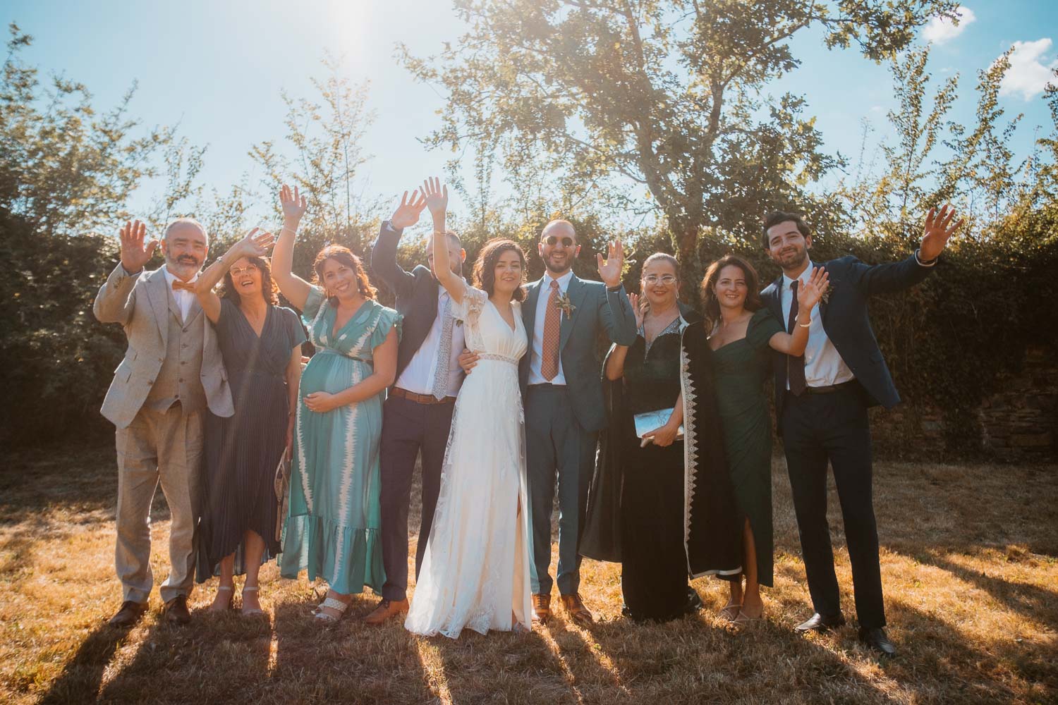 Mariage d’été au chateau du pordor à Avessac