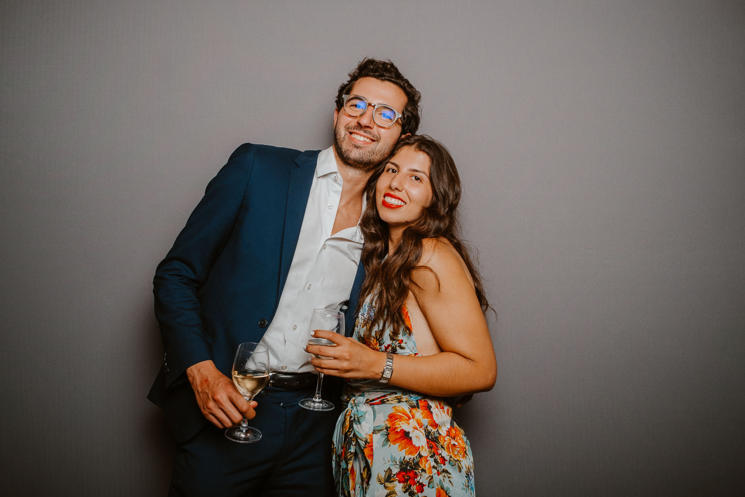 Studio Photo Booth sur un mariage franco-marocain au chateau du Pordor à Avessac