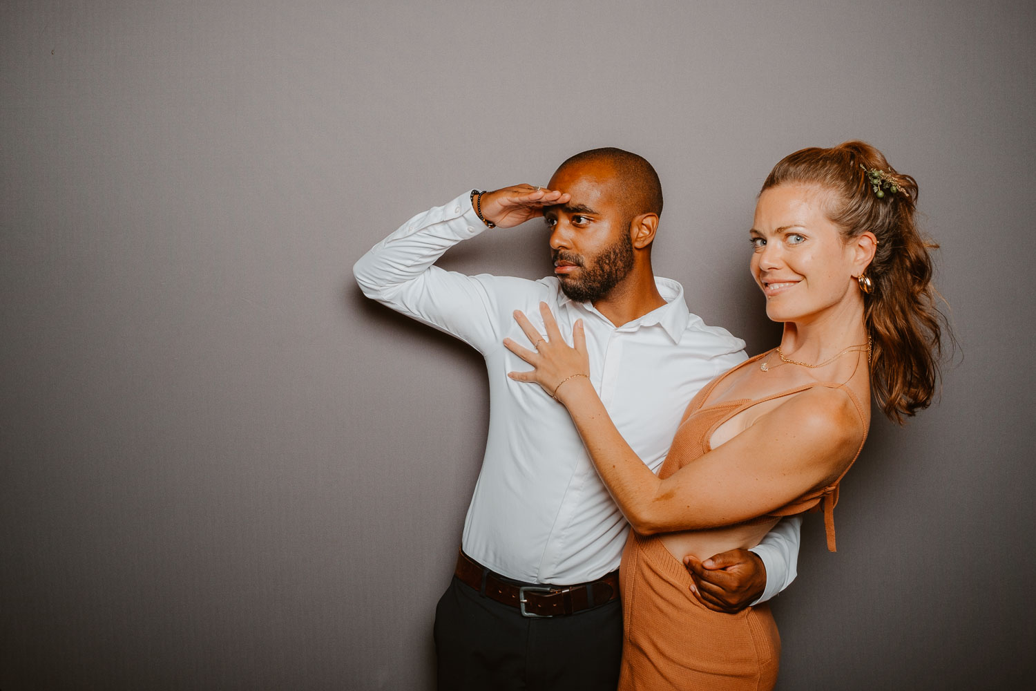 Studio Photo Booth sur un mariage franco-marocain au chateau du Pordor à Avessac