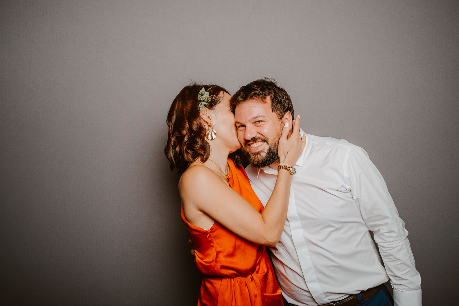 Studio Photo Booth sur un mariage franco-marocain au chateau du Pordor à Avessac