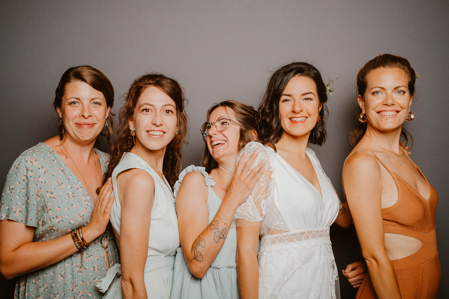 Studio Photo Booth sur un mariage franco-marocain au chateau du Pordor à Avessac