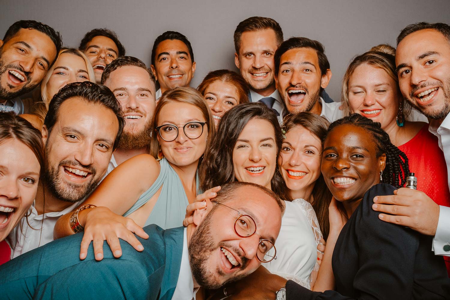 Studio Photo Booth sur un mariage franco-marocain au chateau du Pordor à Avessac