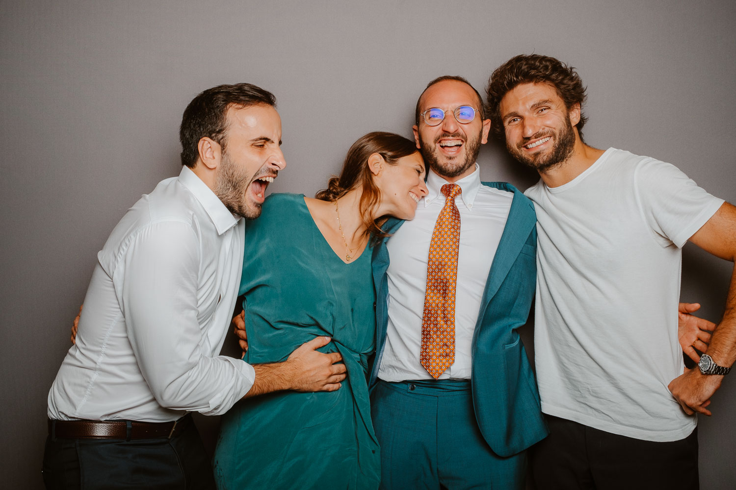 Studio Photo Booth sur un mariage franco-marocain au chateau du Pordor à Avessac