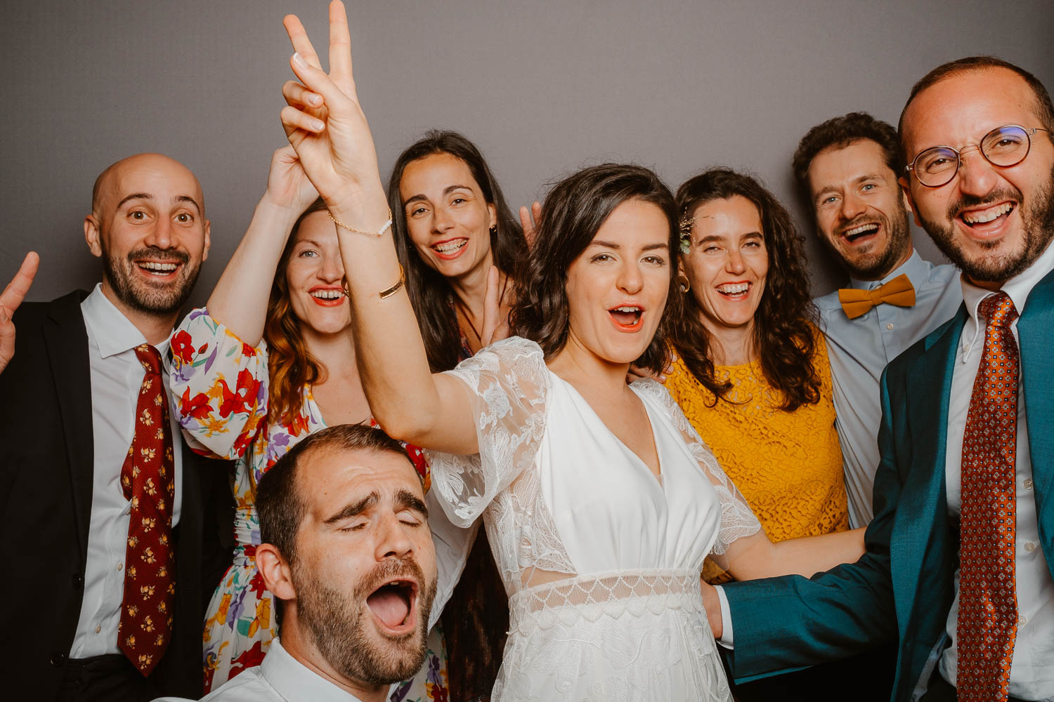 Studio Photo Booth sur un mariage franco-marocain au chateau du Pordor à Avessac