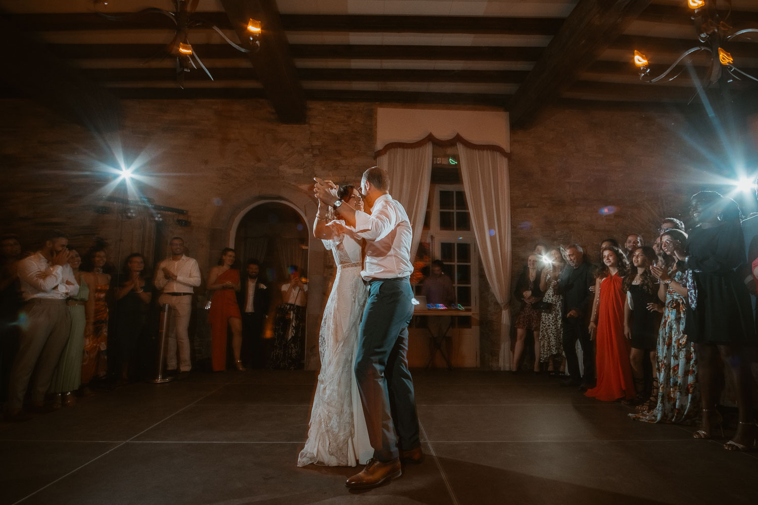 Ouverture de Bal sur un mariage franco-marocain au chateau du Pordor à Avessac