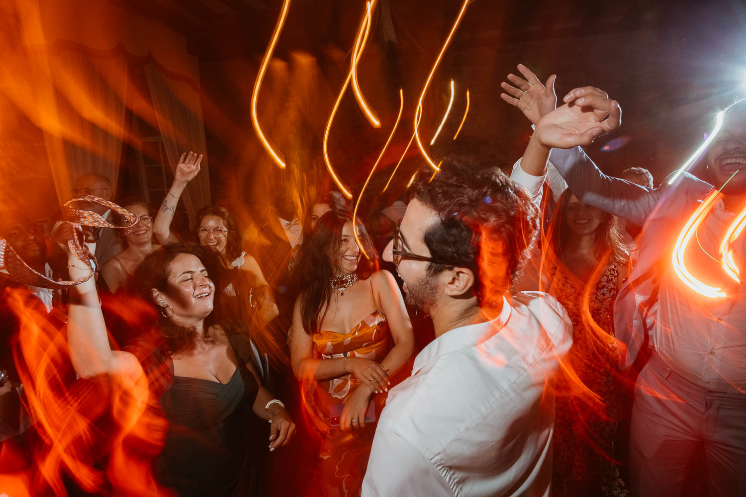 Soirée dansante et Bal sur un mariage franco-marocain au chateau du Pordor à Avessac