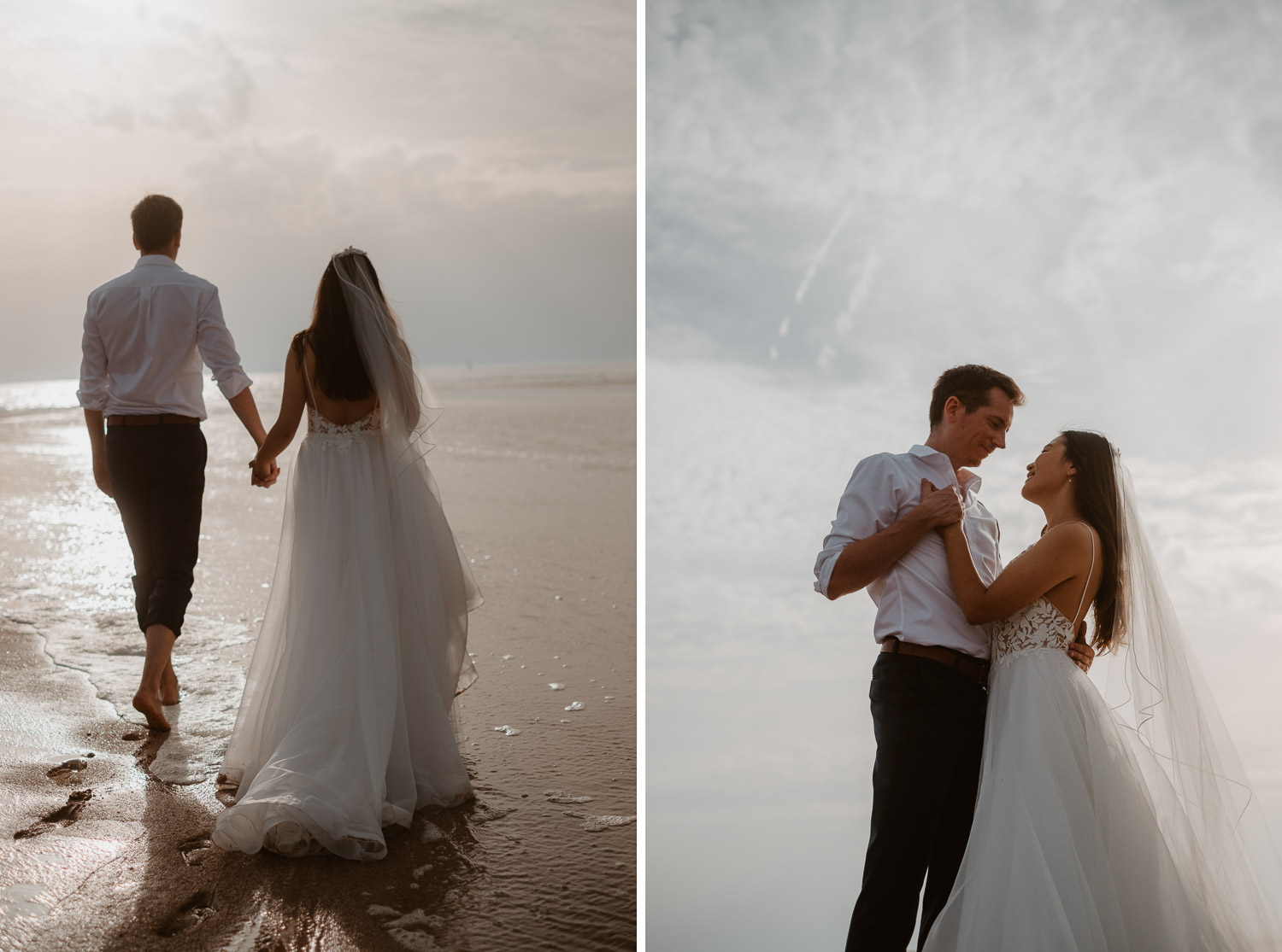 Photographie fine-art de couple effectuée après mariage