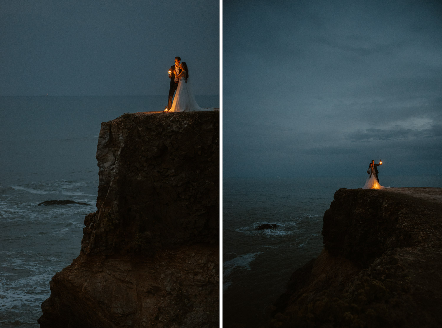 Photographie contemporaine de couple effectuée après mariage