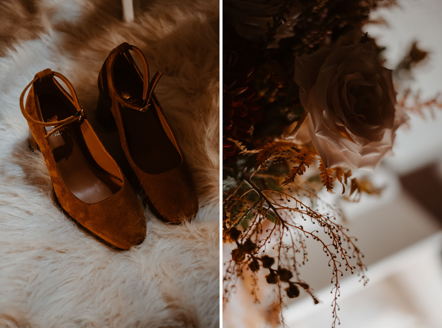 Mariage automnal intimiste et cosy en Maine et Loire