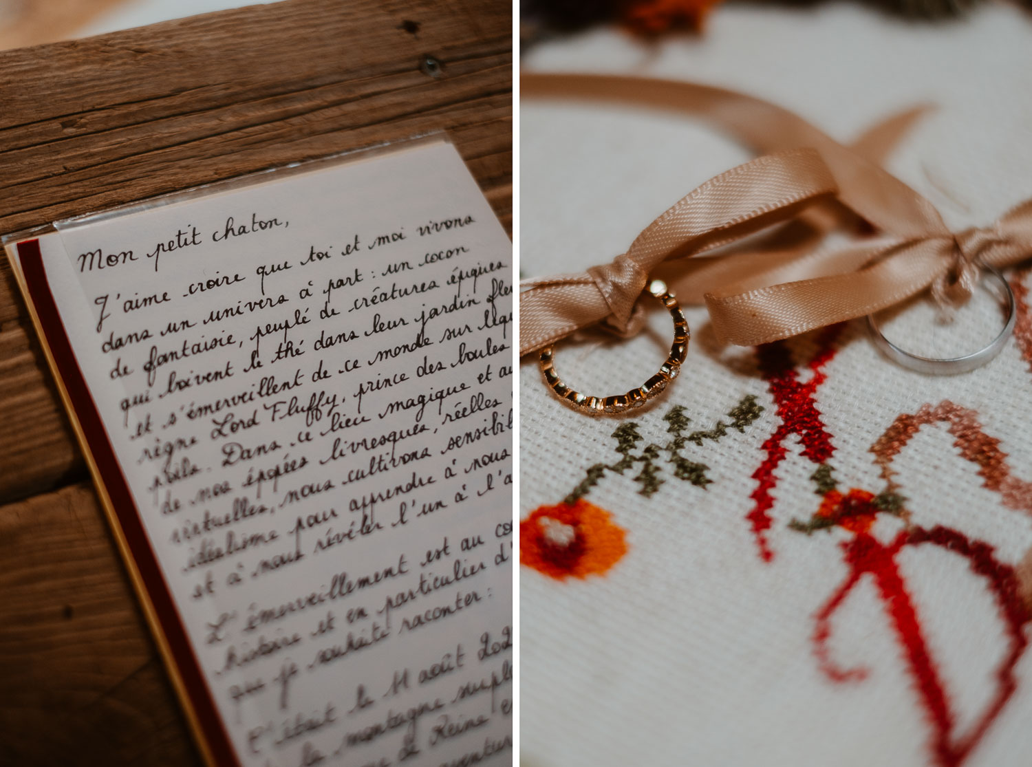 Ambiance chalereuse sur un mariage empli de contes et de merveilles