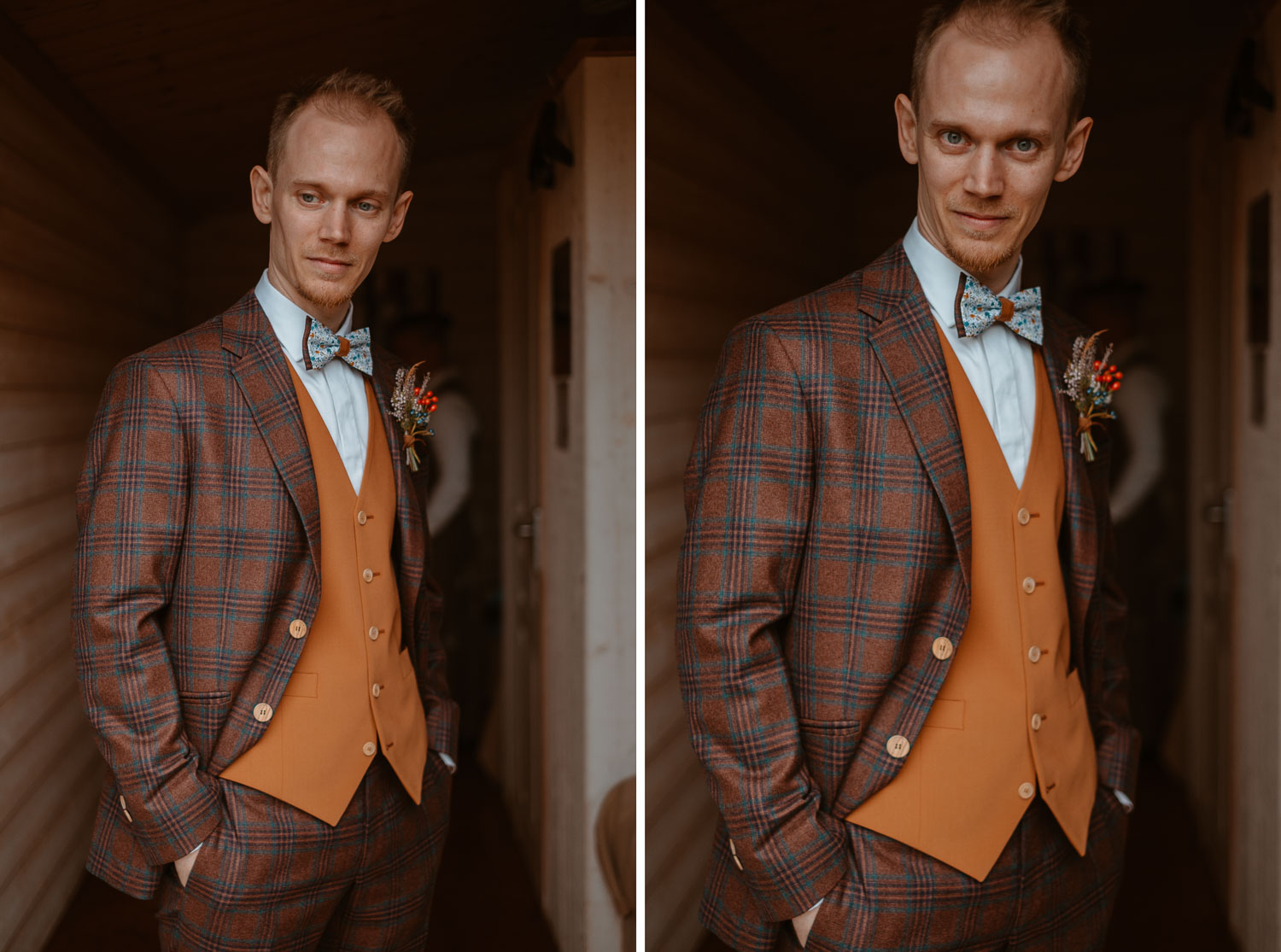 Portrait Homme Marié style Lord anglais