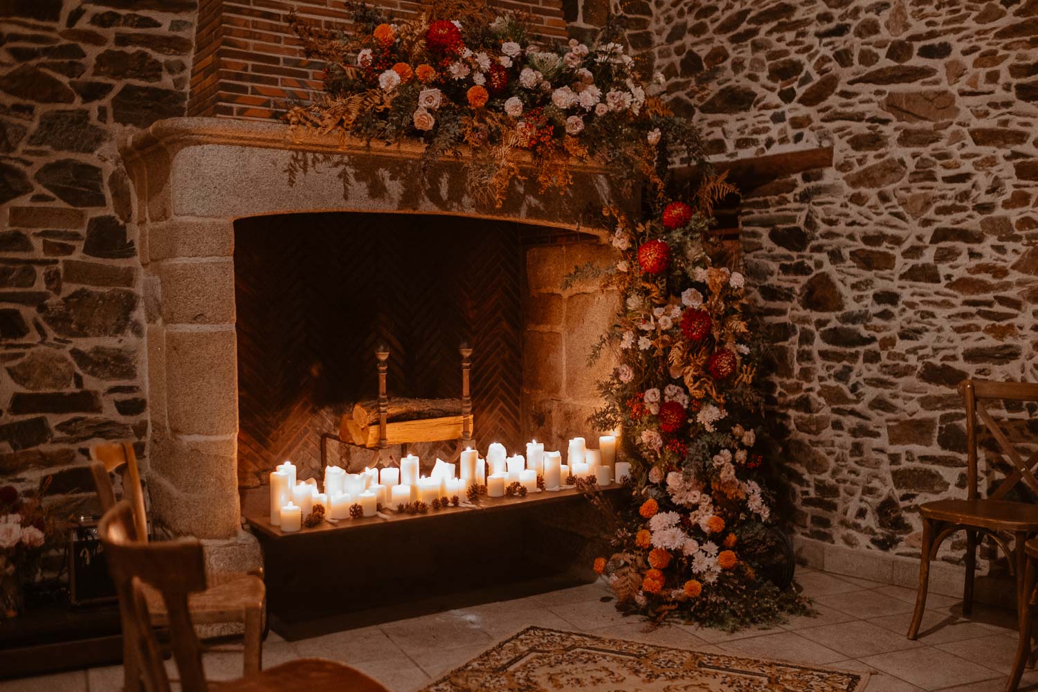 Mariage automnal au Domaine du Moulin neuf