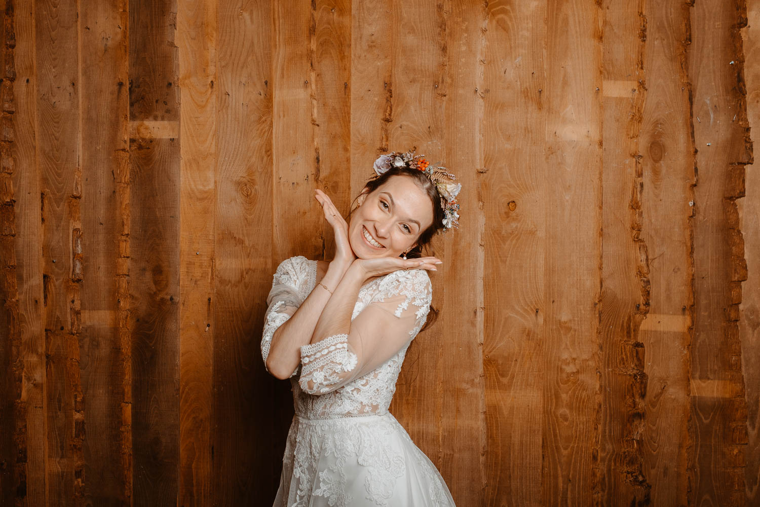 Studio Photo Booth sur un mariage d’automne au domaine du Moulin Neuf