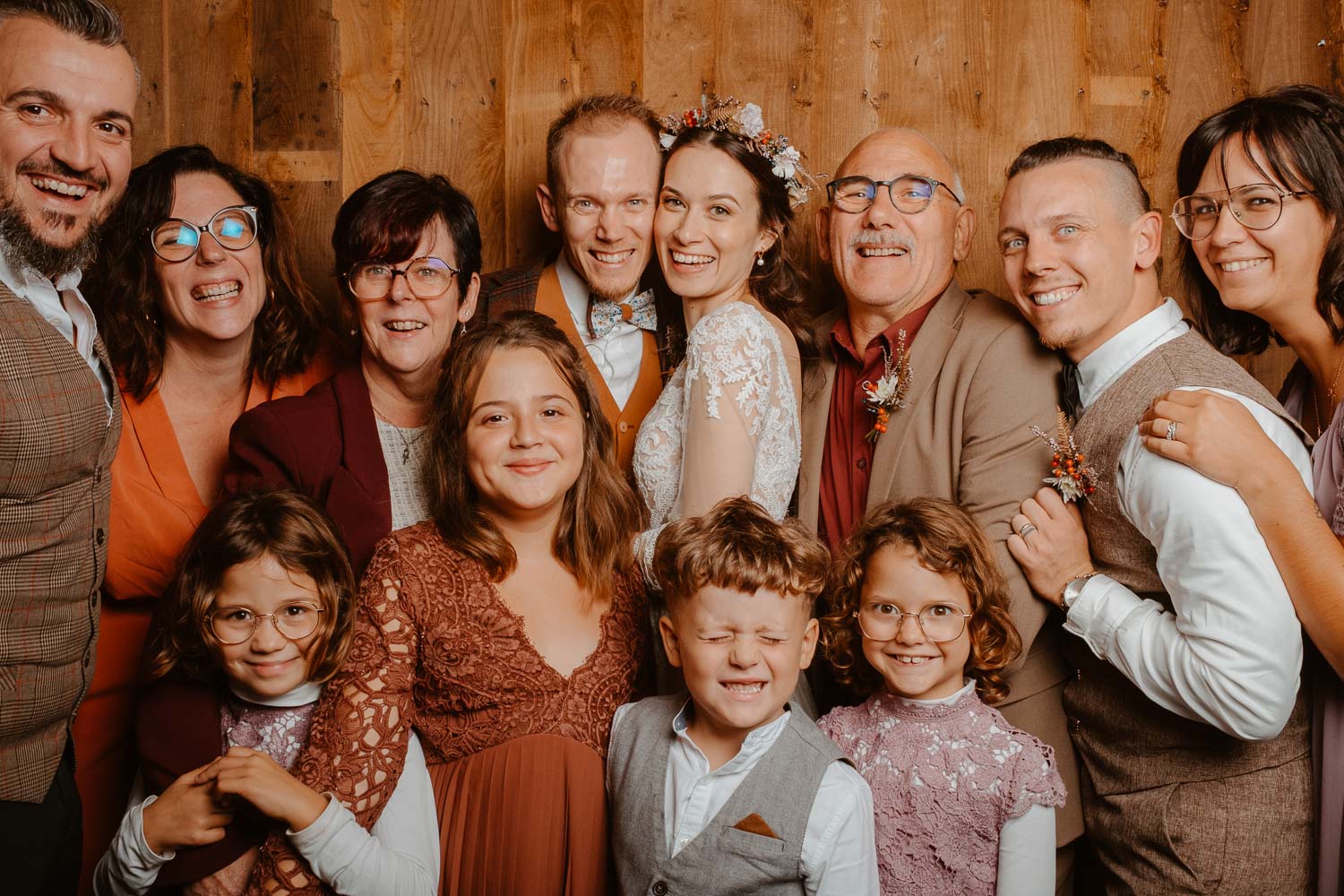 Photographie extraite d’un studio Photo Booth sur un mariage d’automne