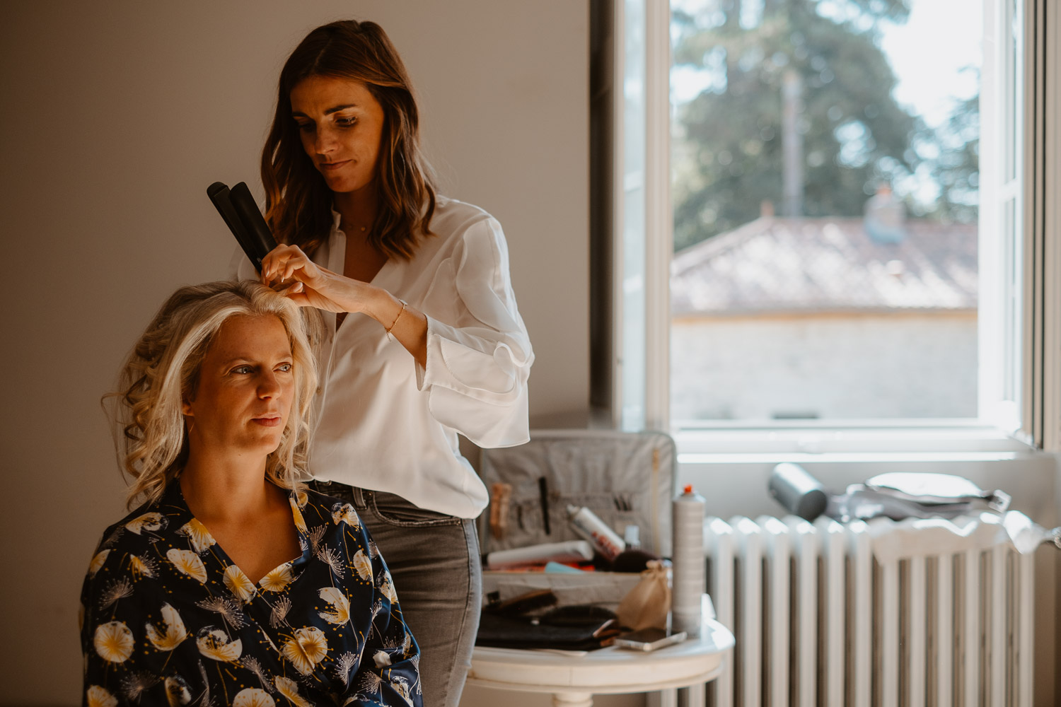 reportage photo préparatifs mariage Nantes — Domaine de la Mazure Chapelle Basse Mer