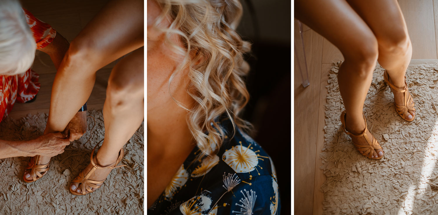 reportage photo préparatifs mariage Nantes — Domaine de la Mazure Chapelle Basse Mer