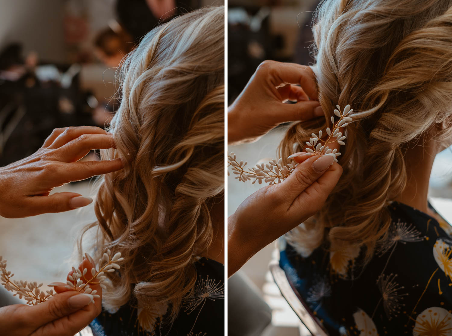 reportage photo préparatifs mariage Nantes — Domaine de la Mazure Chapelle Basse Mer