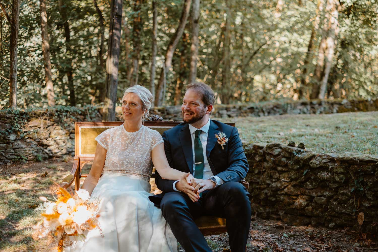 reportage photo mariage lifestyle cérémonie laïque — Domaine de la Mazure Chapelle Basse Mer