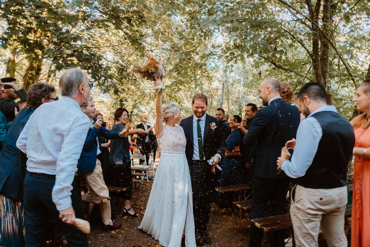 reportage photo mariage lifestyle cérémonie laïque — Domaine de la Mazure Chapelle Basse Mer
