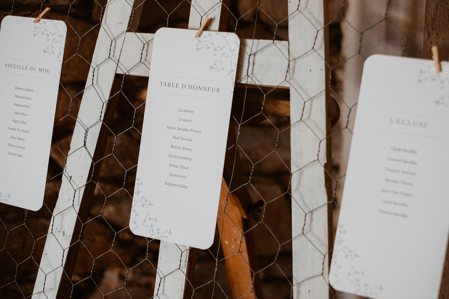 décoration salle tables mariage— Domaine de la Mazure Chapelle Basse Mer