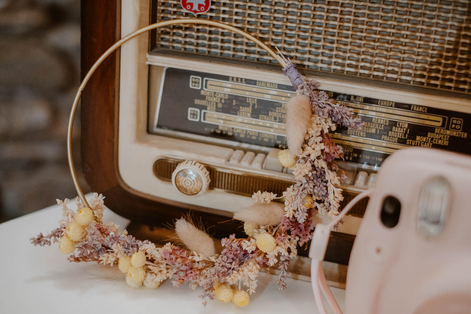 décoration salle tables mariage— Domaine de la Mazure Chapelle Basse Mer