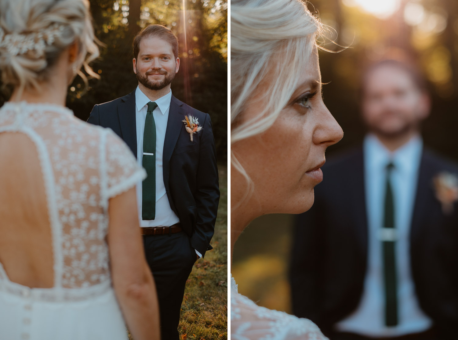 photo couple jeunes mariés lumière naturelle — Domaine de la Mazure Chapelle Basse Mer